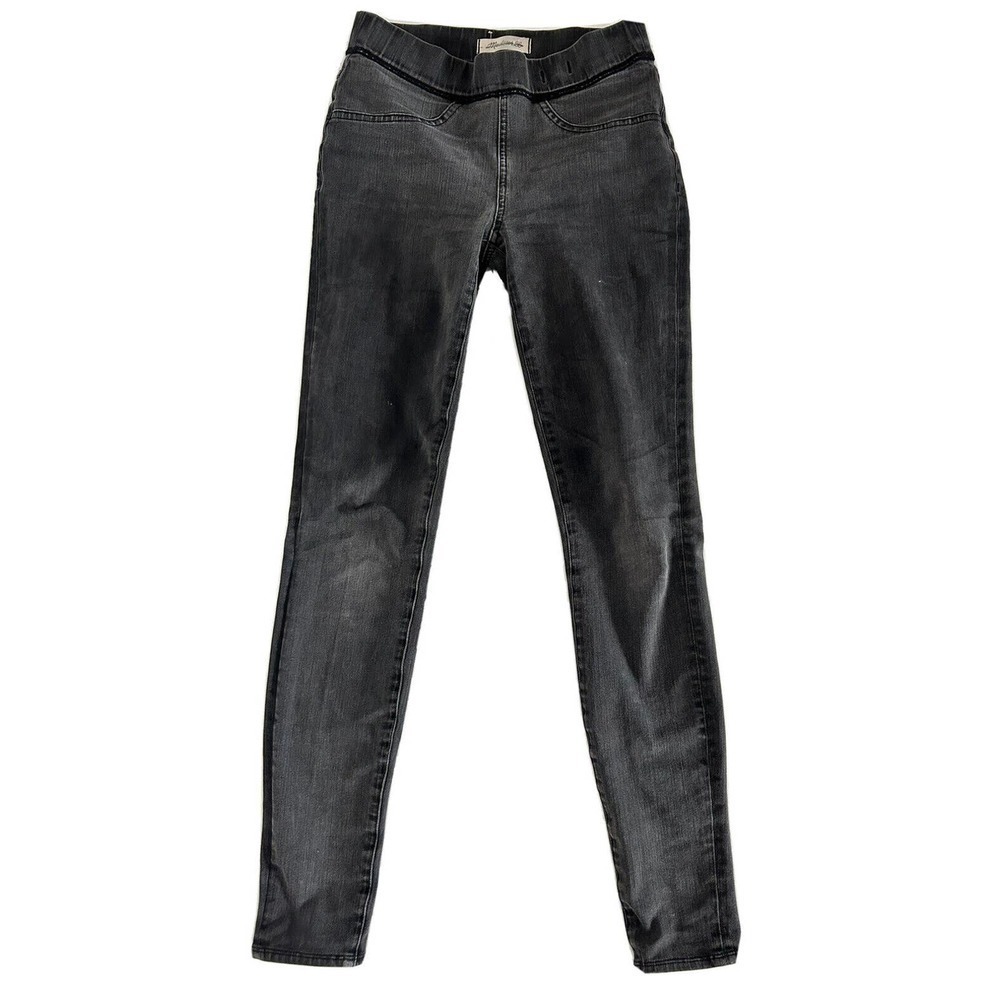 Madewell | The Anywhere Jean Women's Black Pull On Mid Rise Skinny Size 26